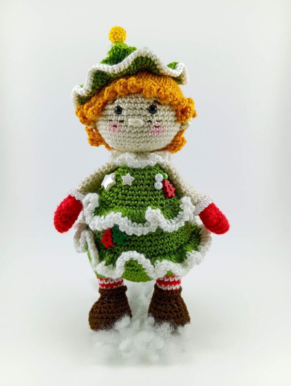 Boneca Natal Chapéu Verde