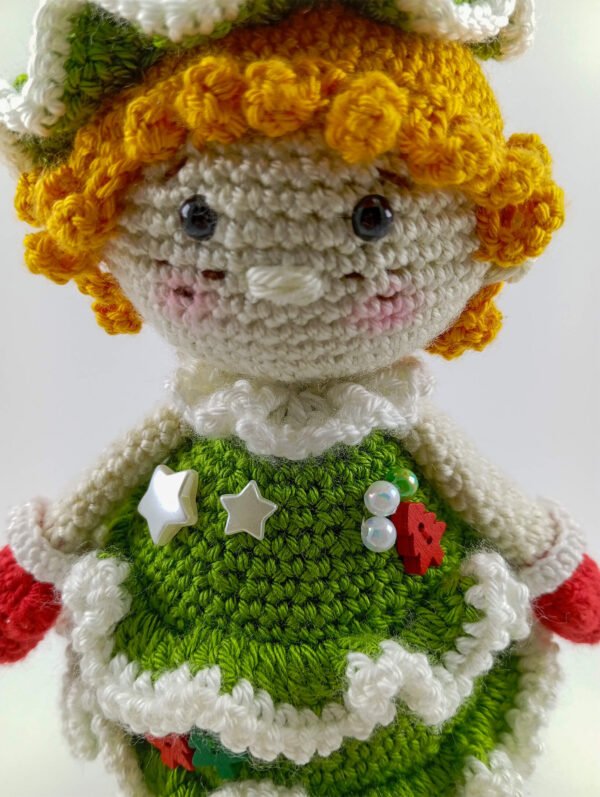 Boneca Natal Chapéu Verde