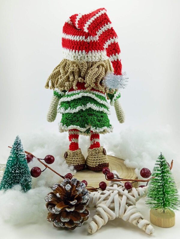 Boneca Natal Saia Verde
