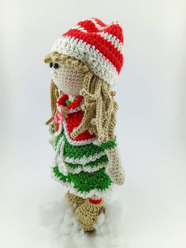 Boneca Natal Saia Verde