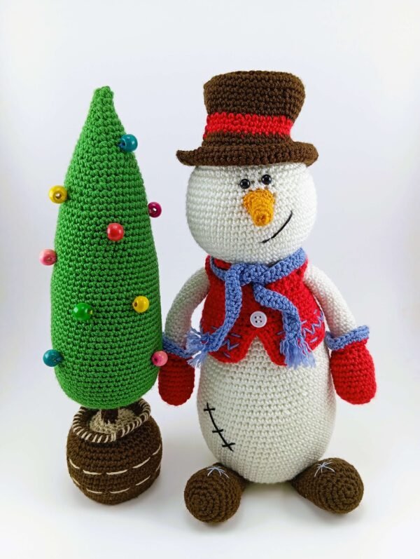 Boneco Natal - Boneco de Neve + Árvore