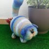 Gato Fofo Riscas Azuis