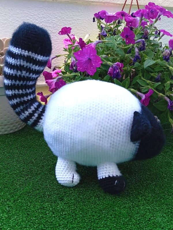 Gato Fofo Branco e Preto