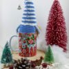 Caneca Natal + Gnomo Azul Amigurumi