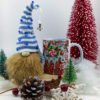 Caneca Natal + Gnomo Azul Amigurumi