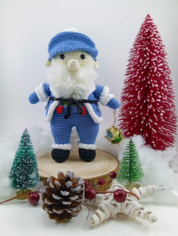 Pai Natal Azul Tambor