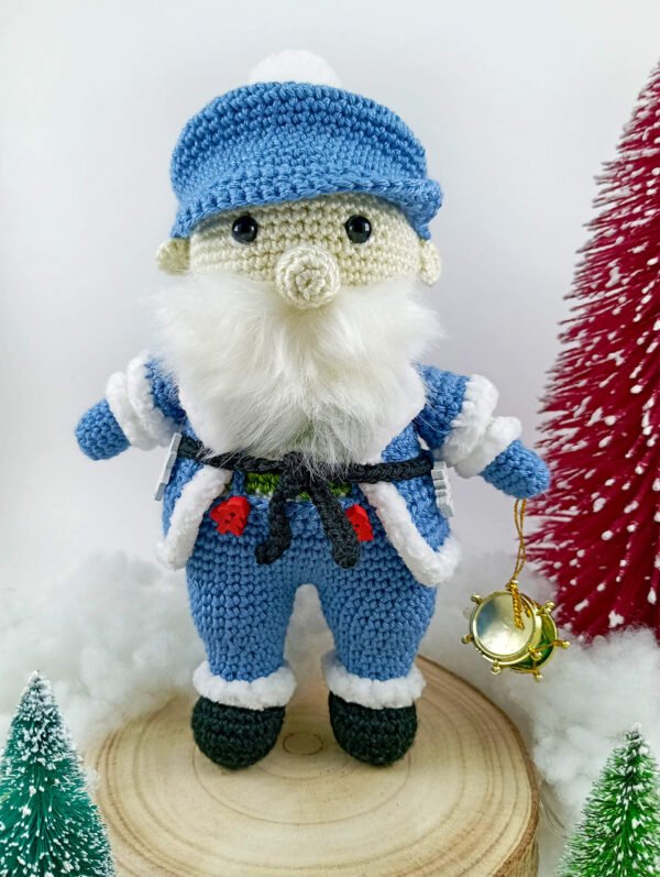 Pai Natal Azul Tambor
