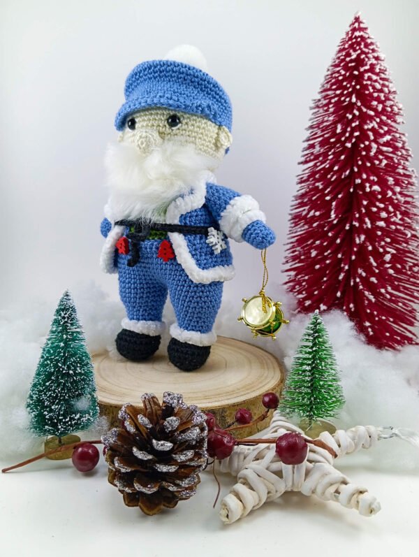 Pai Natal Azul Tambor