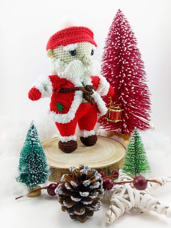 Pai Natal Vermelho Tambor